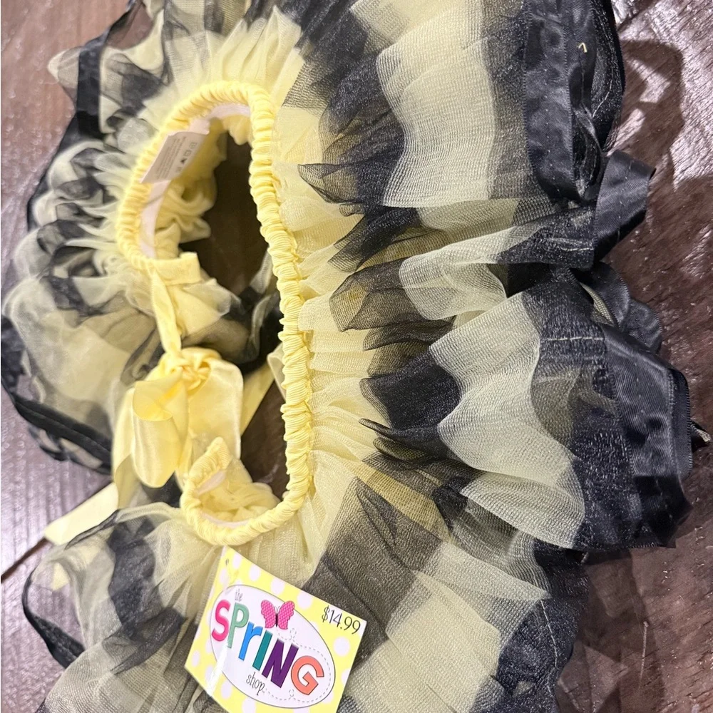 Kids Yellow and Black Dance Tutu